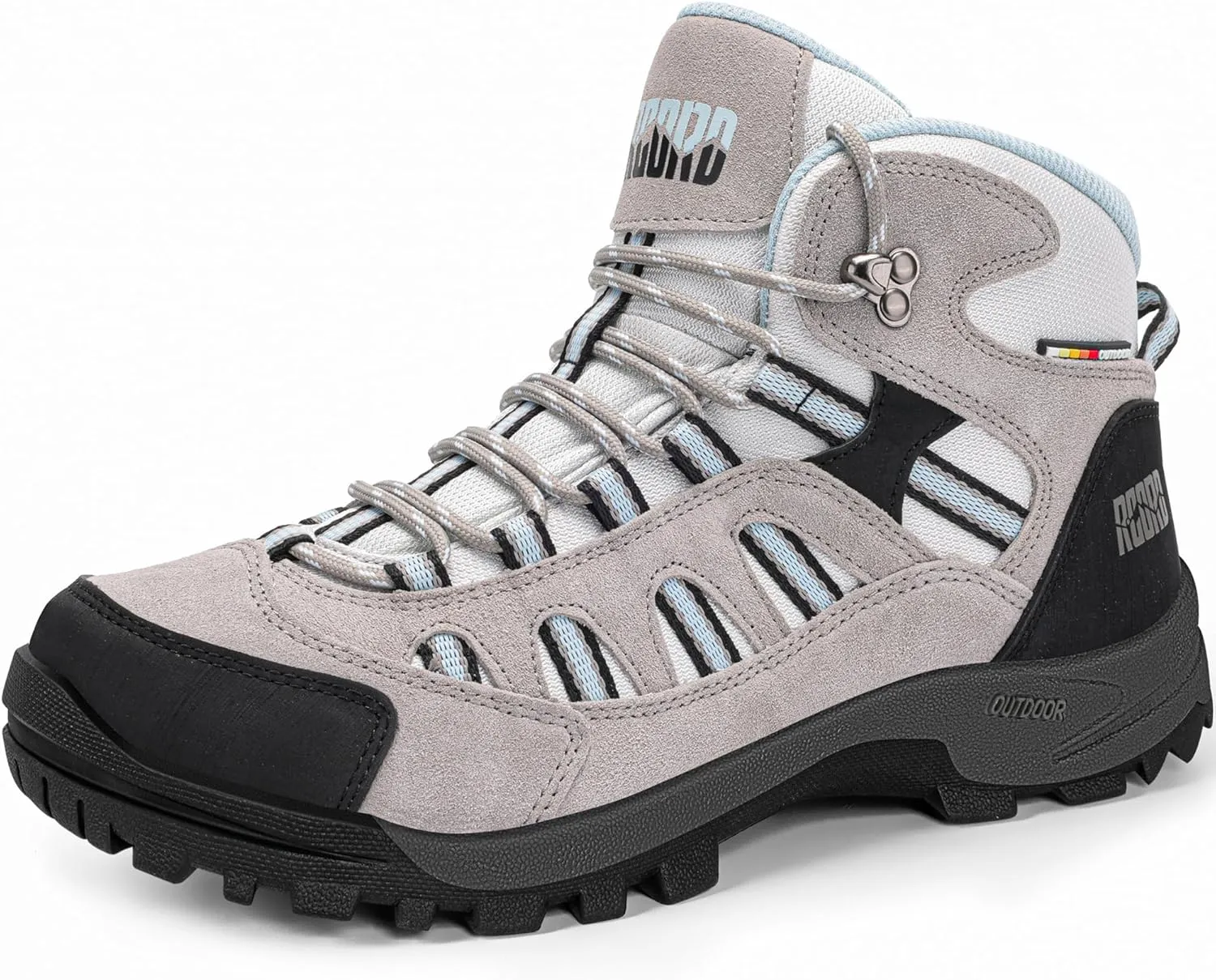@ R CORD Womens Hiking Boots Waterproof Lightweight Hiking Boots Women Ankle Support Hiking Shoes Backpacking Boots Breathable Non-slip Hiking Boot for Outdoors