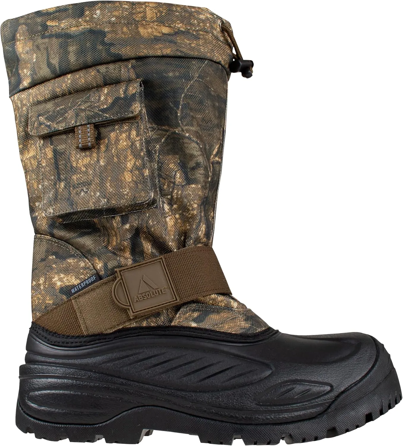 Absolute Scout 3 Tall Snow Winter Boots for Men, Warm, Insulated, Waterproof