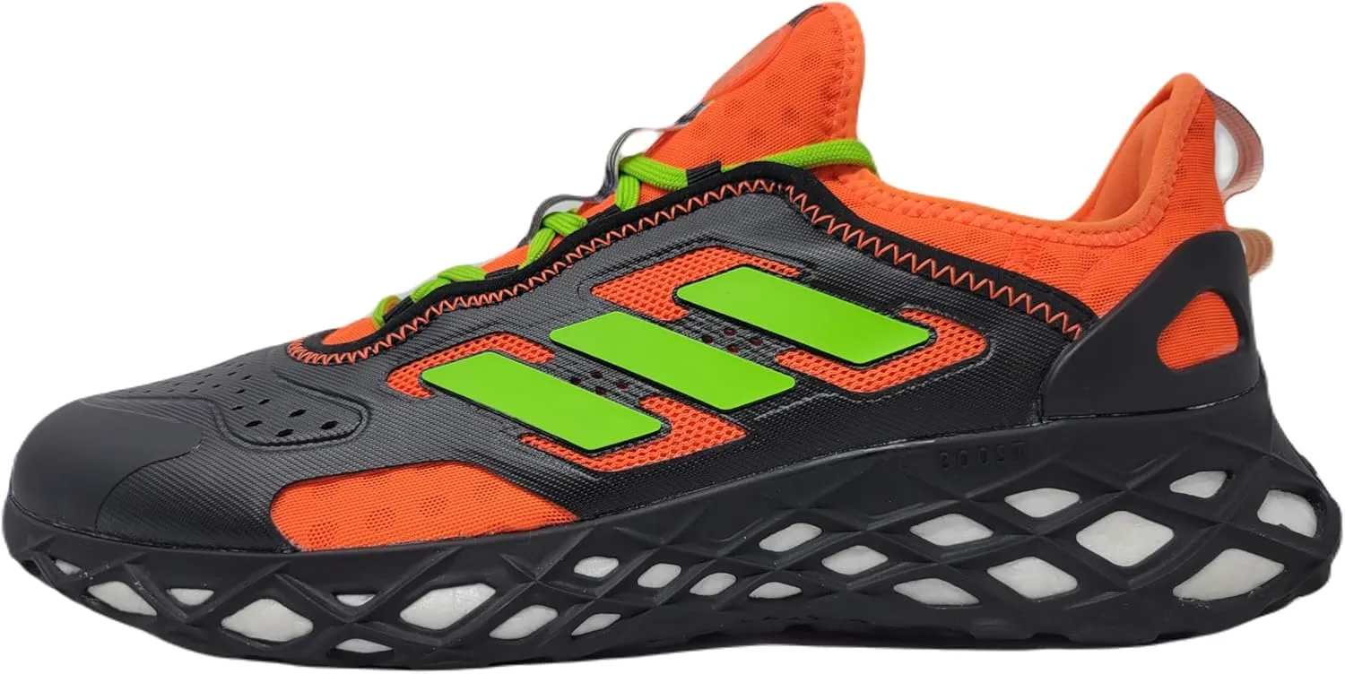 adidas Men's Web Boost Running Shoes, Cblack/Teassg/Impora, 11 M US