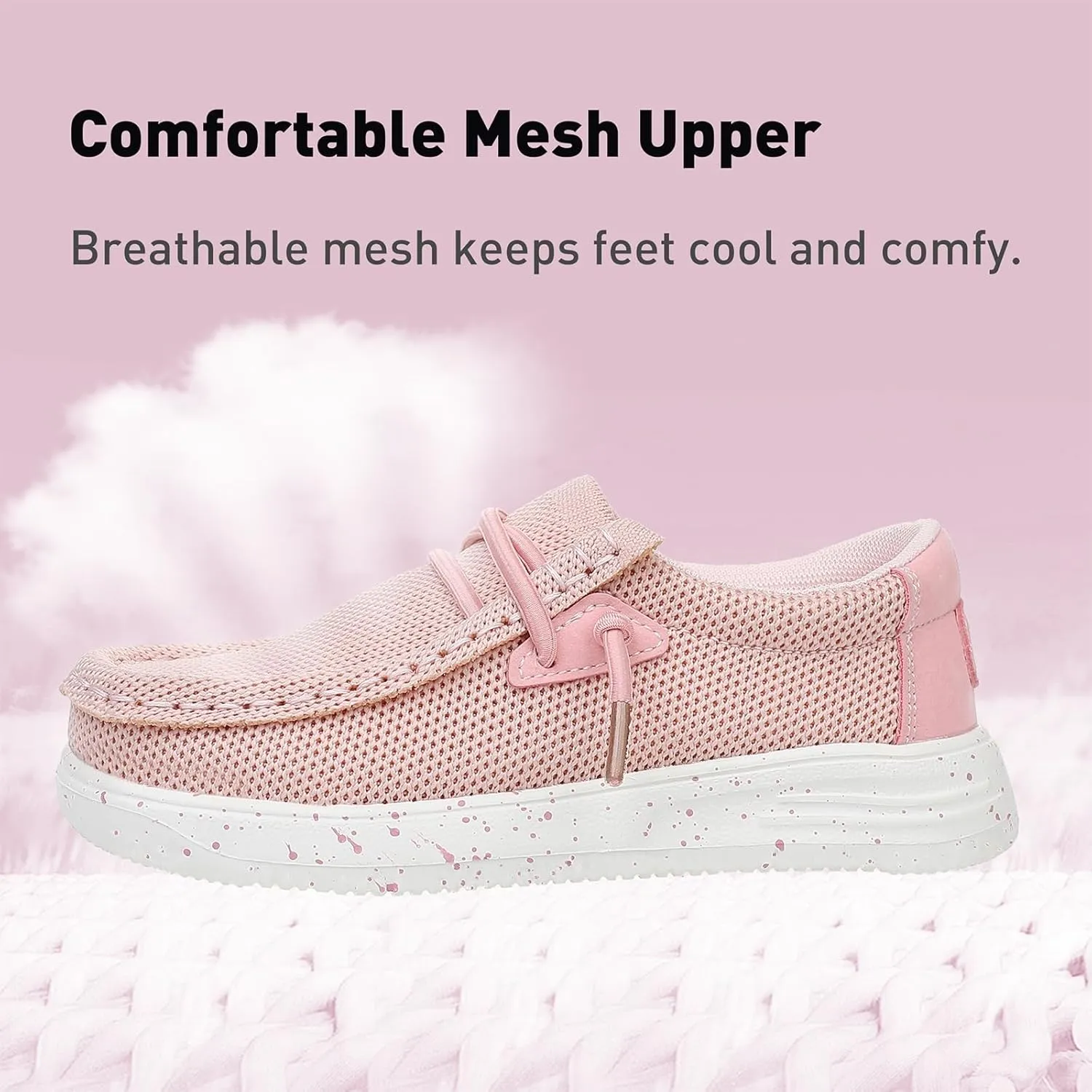Ahannie Boys Girls Loafers Toddler Kids Slip On Casual Mesh Shoes(Toddler/Little Kid/Big Kid)