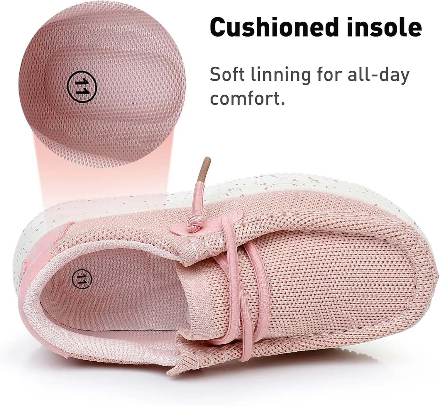 Ahannie Boys Girls Loafers Toddler Kids Slip On Casual Mesh Shoes(Toddler/Little Kid/Big Kid)