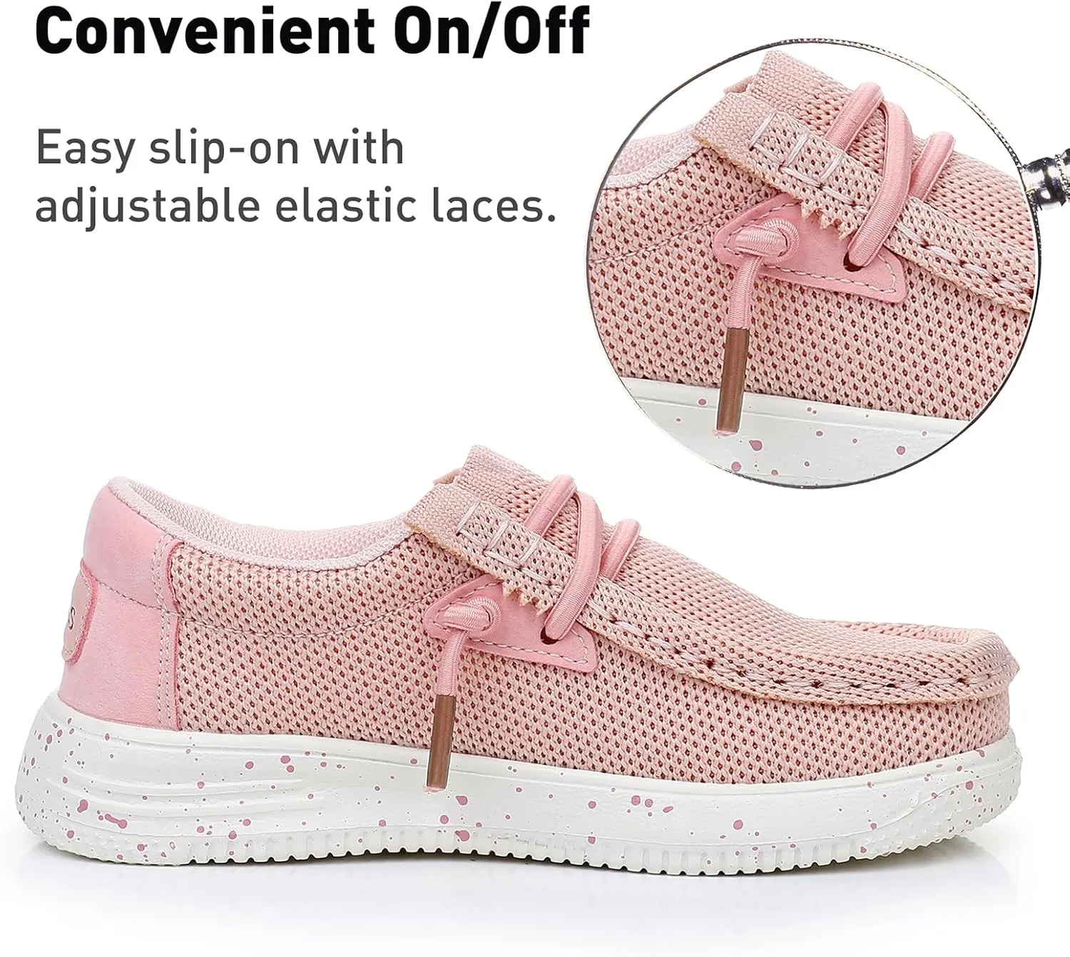 Ahannie Boys Girls Loafers Toddler Kids Slip On Casual Mesh Shoes(Toddler/Little Kid/Big Kid)