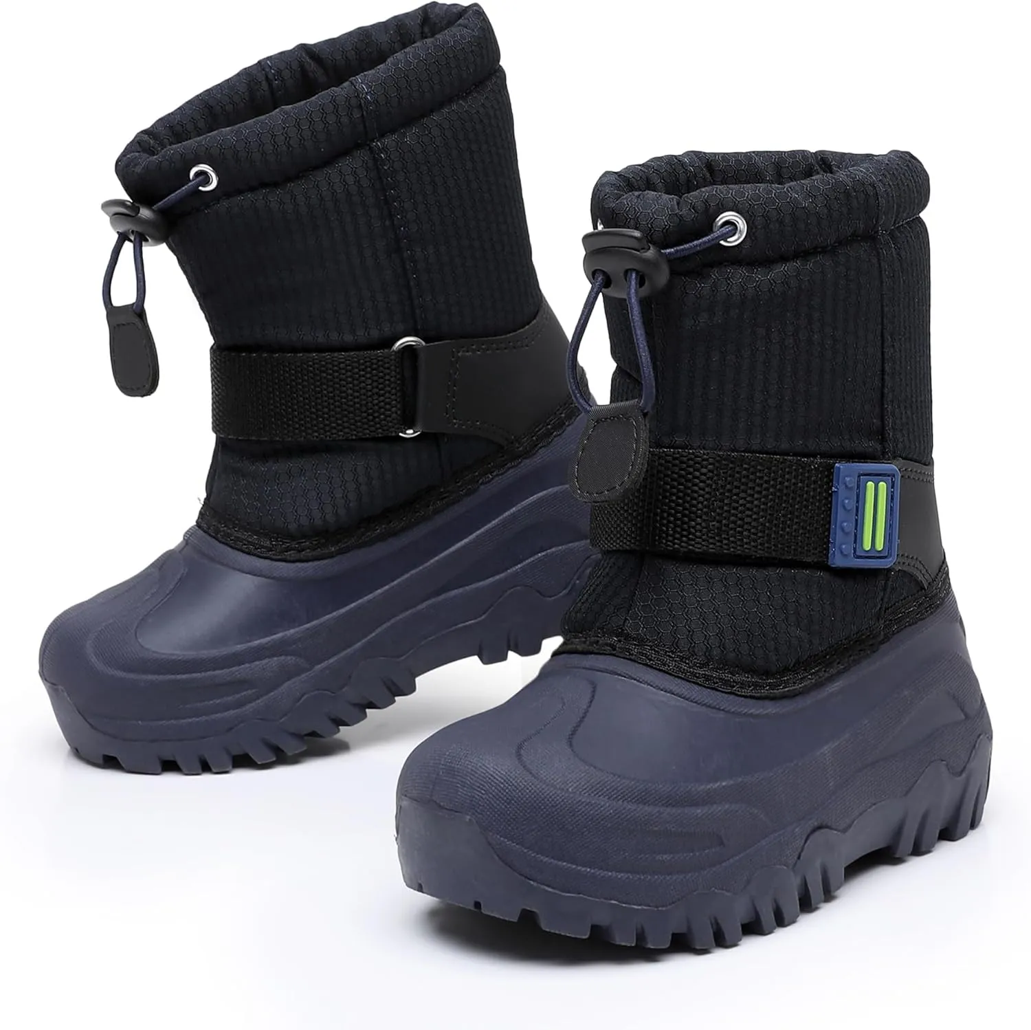 Ahannie Kids Boys Girls Winter Snow Boots Waterproof Anti-Slip Warm Outdoor Shoes (Toddler/Little Kid)