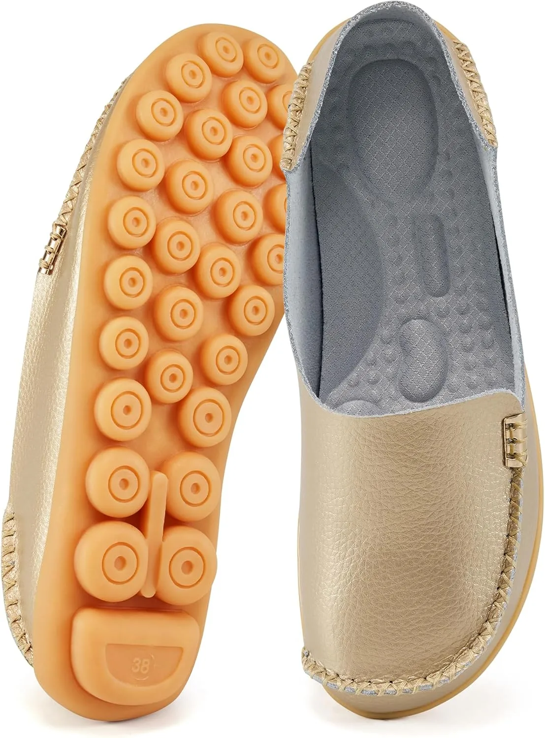 Alicegana Loafers for Women Shoes Casual: Slip on Flat Shoes Ladies Comfortable Dressy Moccasins Driving Penny Loafers