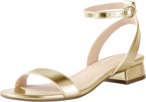 Ankis Black Nude White Red Women Sandals Comfortable Walking Strappy Open Toe Sandals for Women Dressy Summer 1 Inch Low block Heel Flat Adjustable Ankle Strap Wide Available Shoes 2024