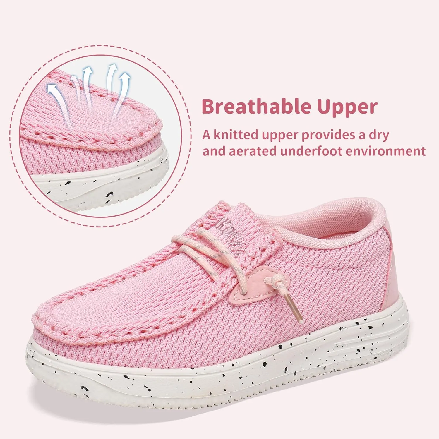 Apakowa Kids Boys Girls Loafers Slip-On Casual Walking Shoes Comfortable & Lightweight (Toddler/Little Kid/Big Kid)