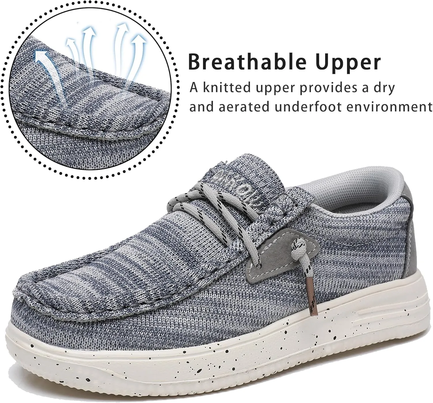 Apakowa Kids Boys Girls Loafers Slip-On Casual Walking Shoes Comfortable & Lightweight (Toddler/Little Kid/Big Kid)