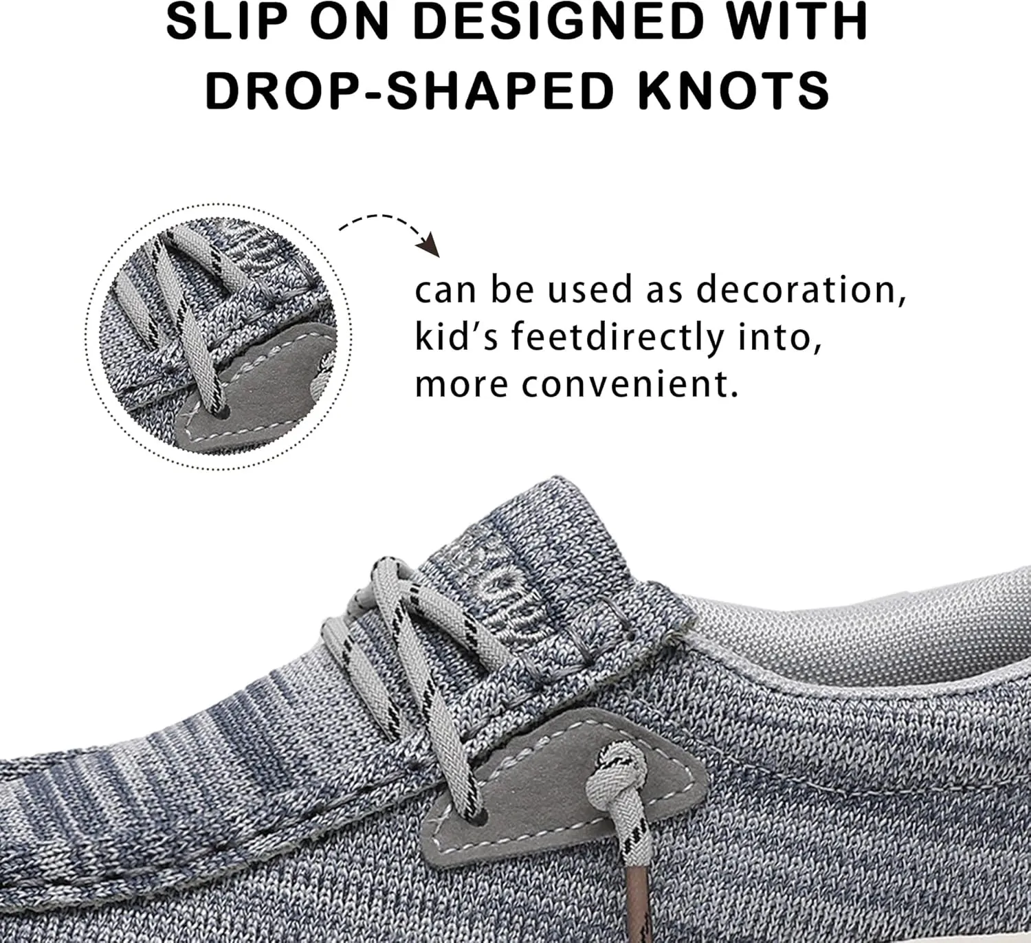 Apakowa Kids Boys Girls Loafers Slip-On Casual Walking Shoes Comfortable & Lightweight (Toddler/Little Kid/Big Kid)