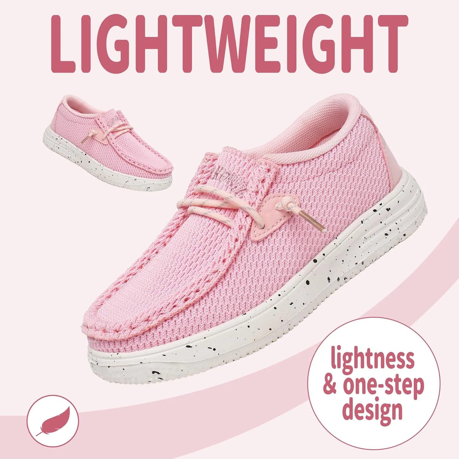 Apakowa Kids Boys Girls Loafers Slip-On Casual Walking Shoes Comfortable & Lightweight (Toddler/Little Kid/Big Kid)