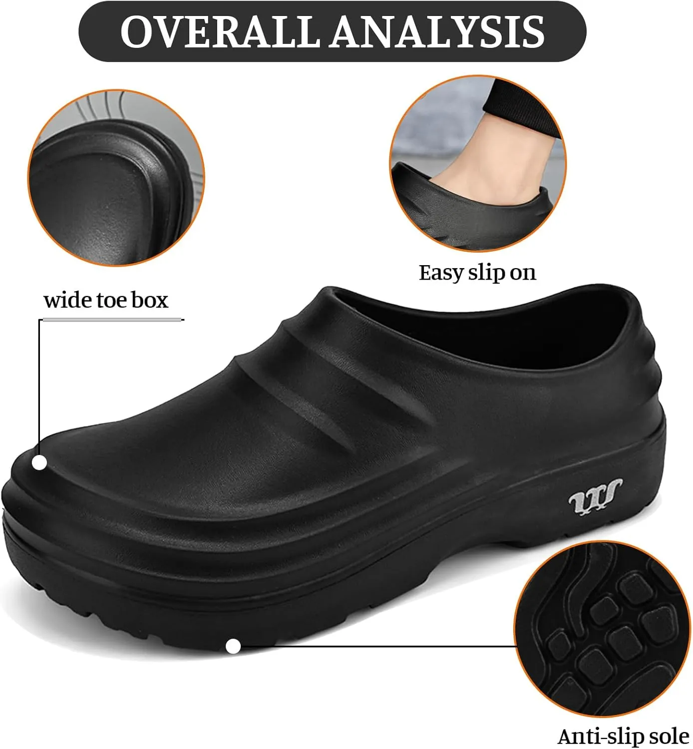 Armadillo Shoes Chef Womens Unisex Slip Resistant Waterproof Oil Resistant Clogs Ideal Work Shoes for Kitchens Closed Toe Comfy Lightweight Sandals