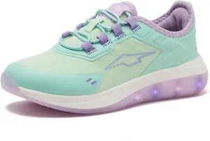 Avia Spark Slip On LED Light Up Boys and Girls Sneakers - Lightweight Tennis, Athletic, Kids and Toddler Light Up Shoes for Girls and Boys - Little Kid Shoes Size 11-3