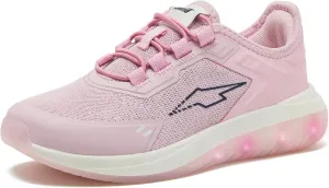 Avia Spark Slip On LED Light Up Boys and Girls Sneakers - Lightweight Tennis, Athletic, Kids and Toddler Light Up Shoes for Girls and Boys - Little Kid Shoes Size 11-3