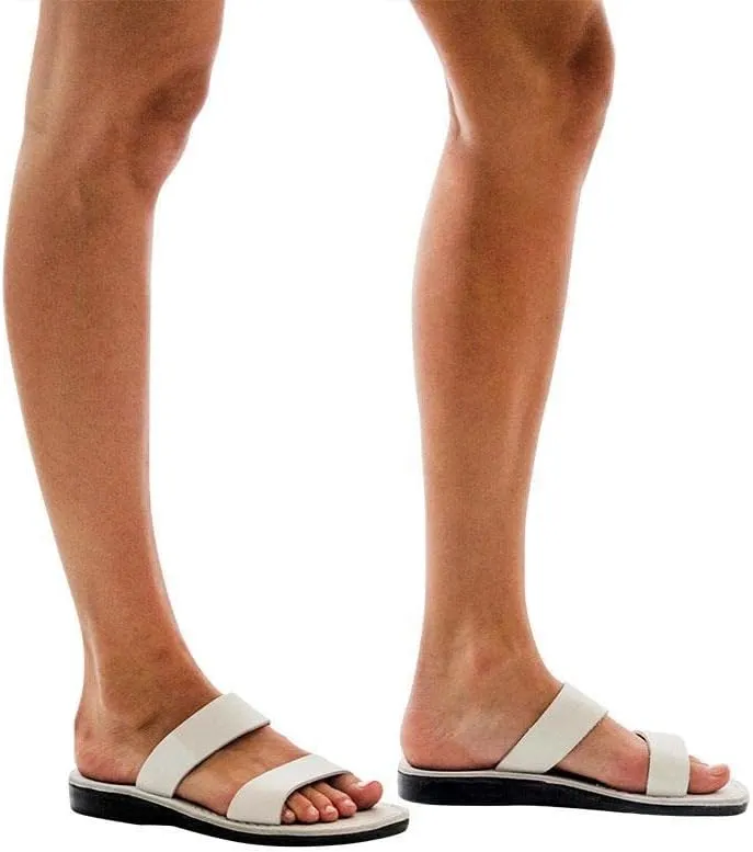 Aviv - Leather Wide Strap Sandal - Womens Sandals