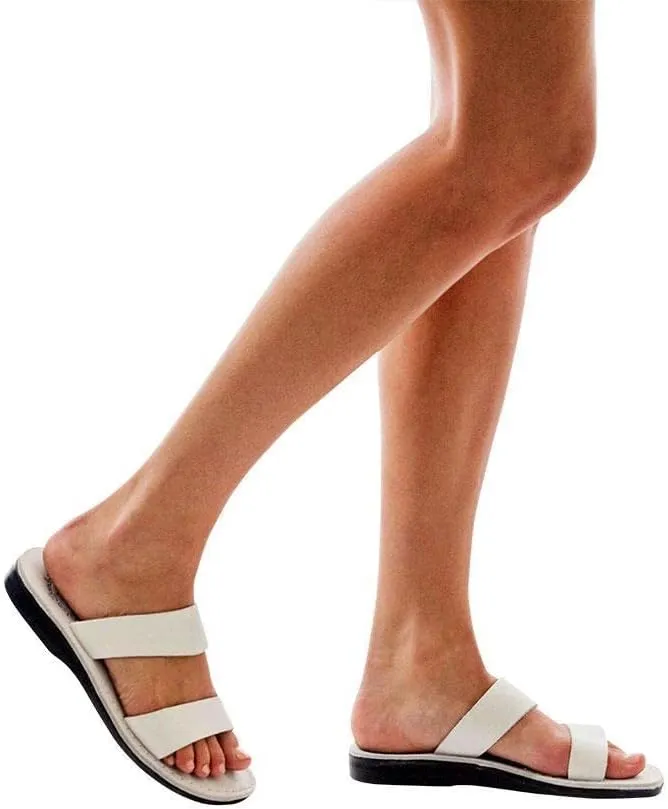 Aviv - Leather Wide Strap Sandal - Womens Sandals