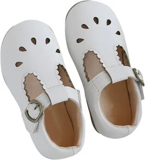 Baby Infant Ankle Sandals Adjusted Strap Closed Toe Non Slip Summer Shoes Toddler Boys Leather Beach Pool Flat Wide Shoes