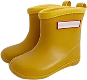 Baby Kids Easy On Rain Shoes Boots For Toddler Little Kid Short Rain Boots Lightweight Rainy Day Shoes Snow Shoe
