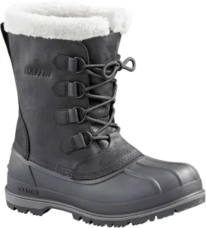 Baffin Men's CANADA Winter Boots | Waterproof Insulated Leather Boots for Cold Weather | Faux-Fur Collar & GelFlex Midsole