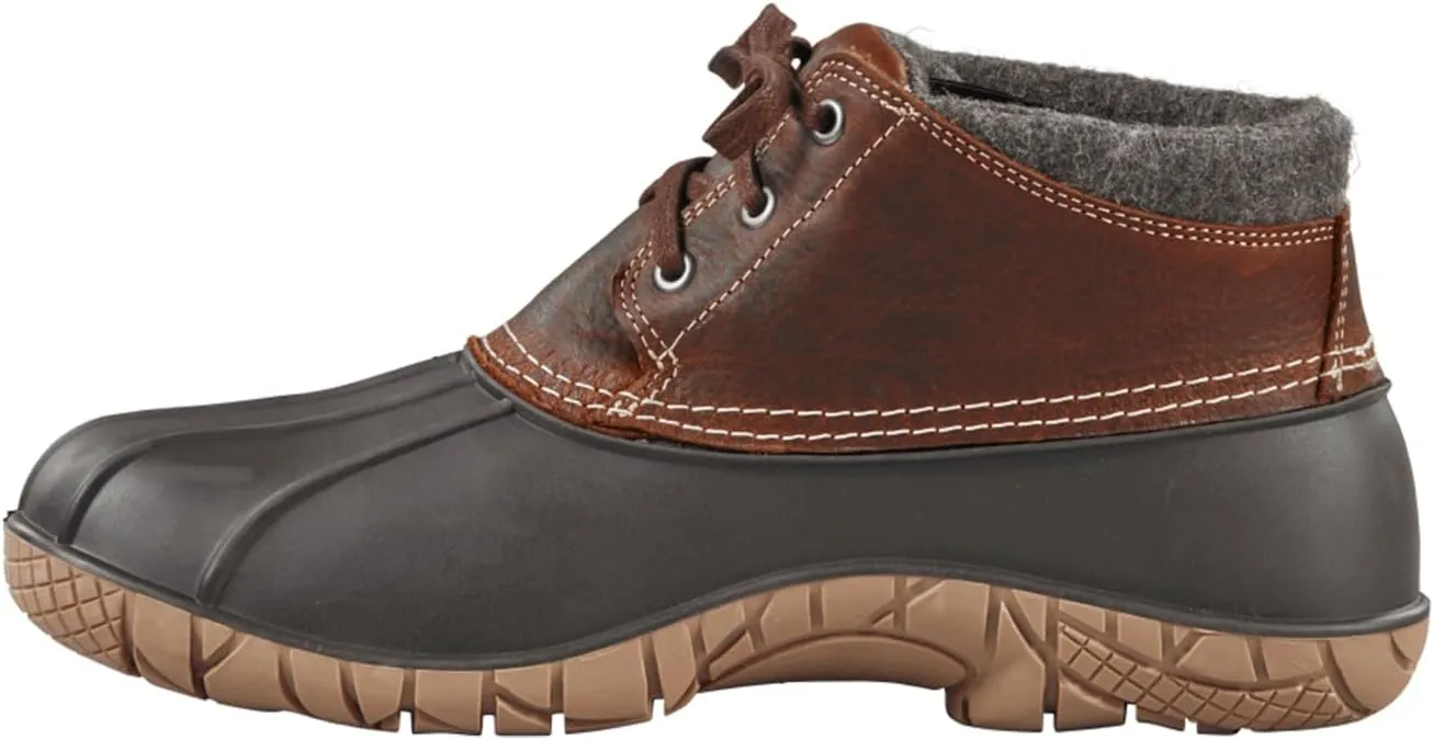 Baffin Men's WHITETAIL II Waterproof Insulated Low-Height Outdoor Snow Boots, Full-Grain Leather Upper, Flexible Rubber Base