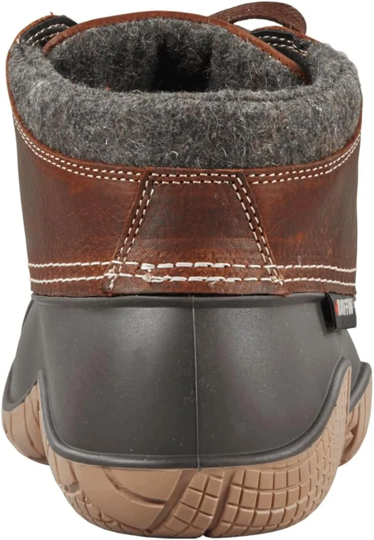 Baffin Men's WHITETAIL II Waterproof Insulated Low-Height Outdoor Snow Boots, Full-Grain Leather Upper, Flexible Rubber Base