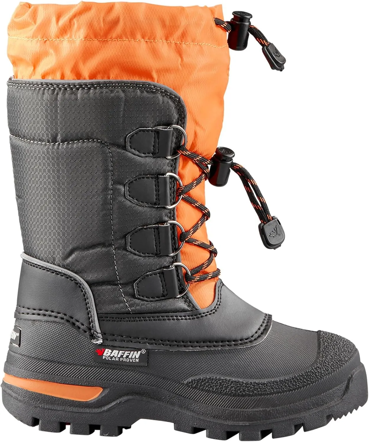 Baffin Unisex Kids' PINETREE Waterproof Insulated Mid-Calf Winter Boots w/Comfort-Fit Inner Boot System & Arctic Rubber Base