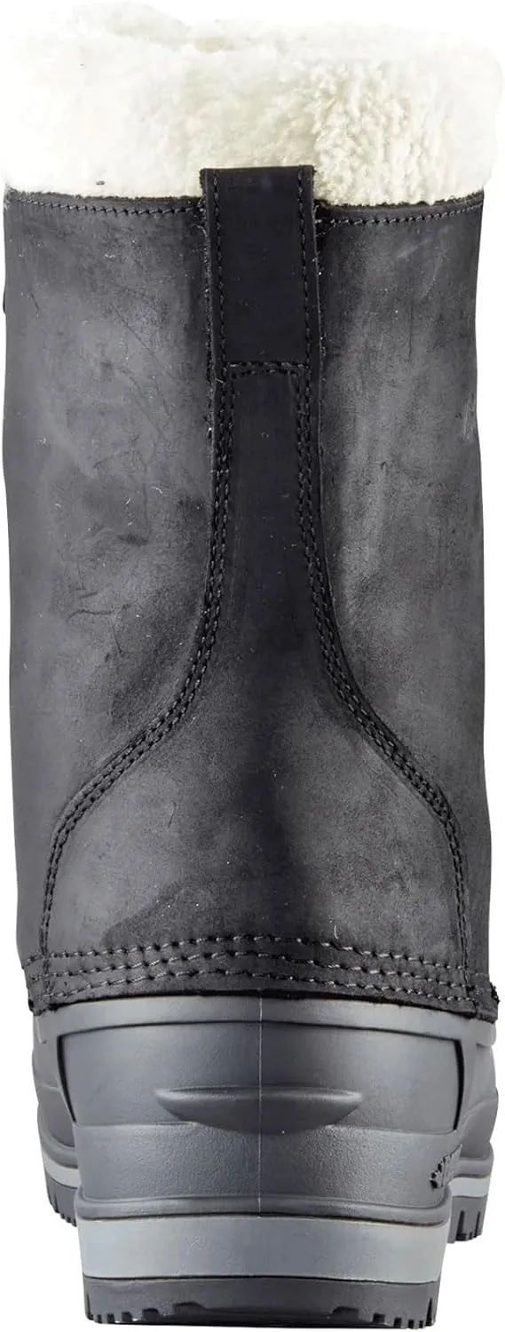 Baffin Women's CANADA Winter Boots | Waterproof Insulated Leather Boots for Cold Weather | Faux-Fur Collar & GelFlex Midsole