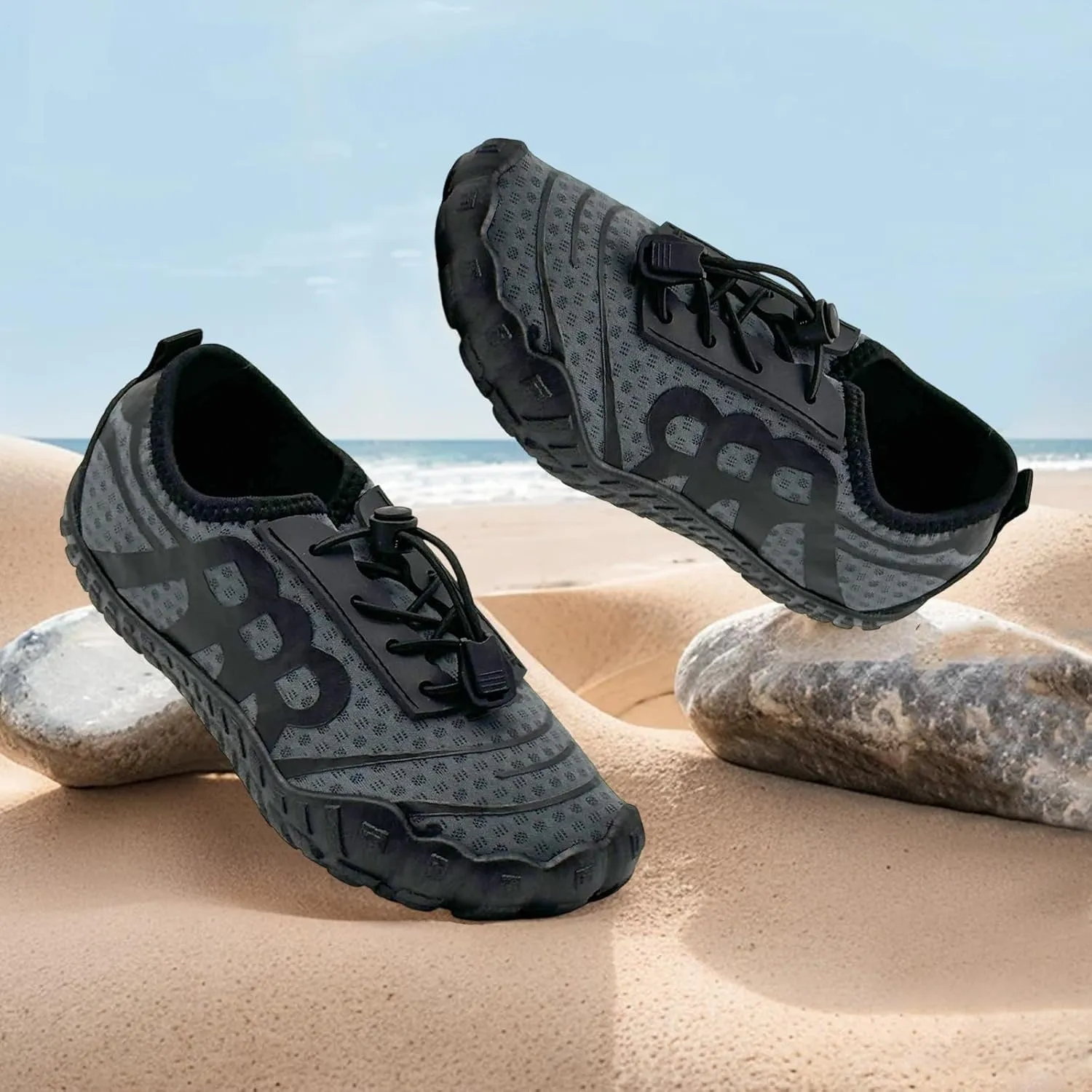 Barefoot Shoes for Women & Men - Minimalist Hiking/Trail Running Footwear with Wide Toe Box | Zero Drop Lightweight Breathable Quick-Dry Outdoor Sneakers (Size 3.5-11)