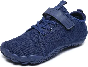 Barefoot Shoes Kids Wide Toe Box Shoes Boys Girls Footwear Zero Drop Orthopedic Minimalist Walking Sneakers for Little/Big Kids Indoor Outdoor Lightweight Running Wrestling Tennis