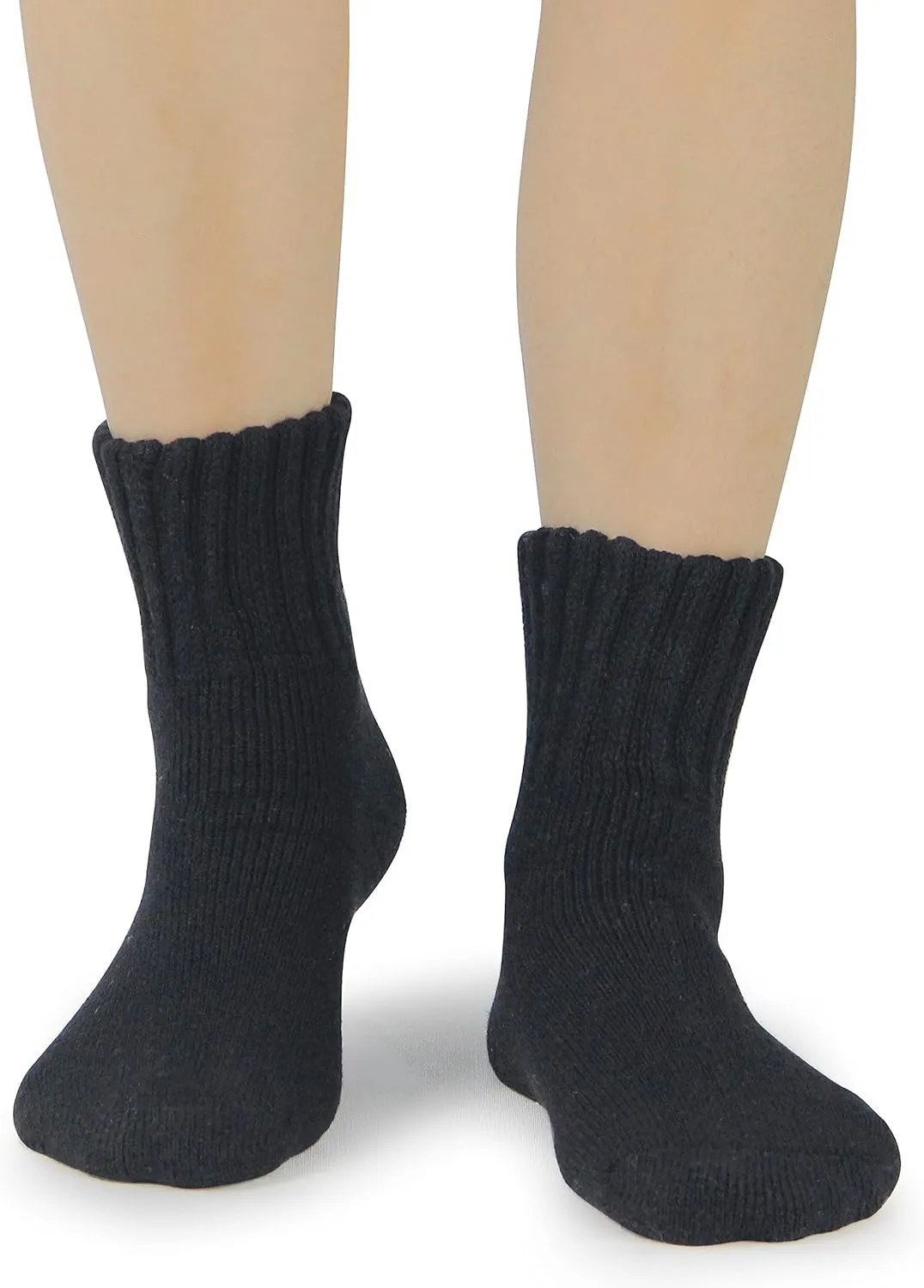 BenSorts Women's Winter Boots Socks Thick Warm Cozy Crew Socks Solid Color Gifts