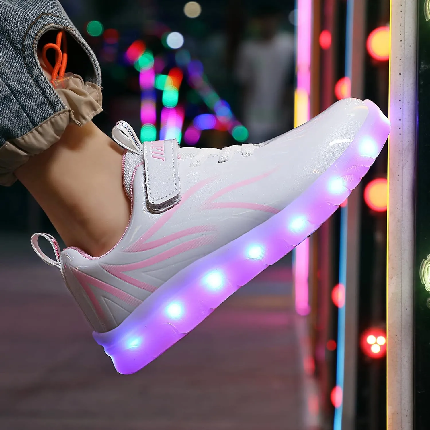 BFOEL Spider Light up Shoes for Boys Girls Walking Sneaker with USB Charging Birthday Thanksgiving Christmas Day Best Gift