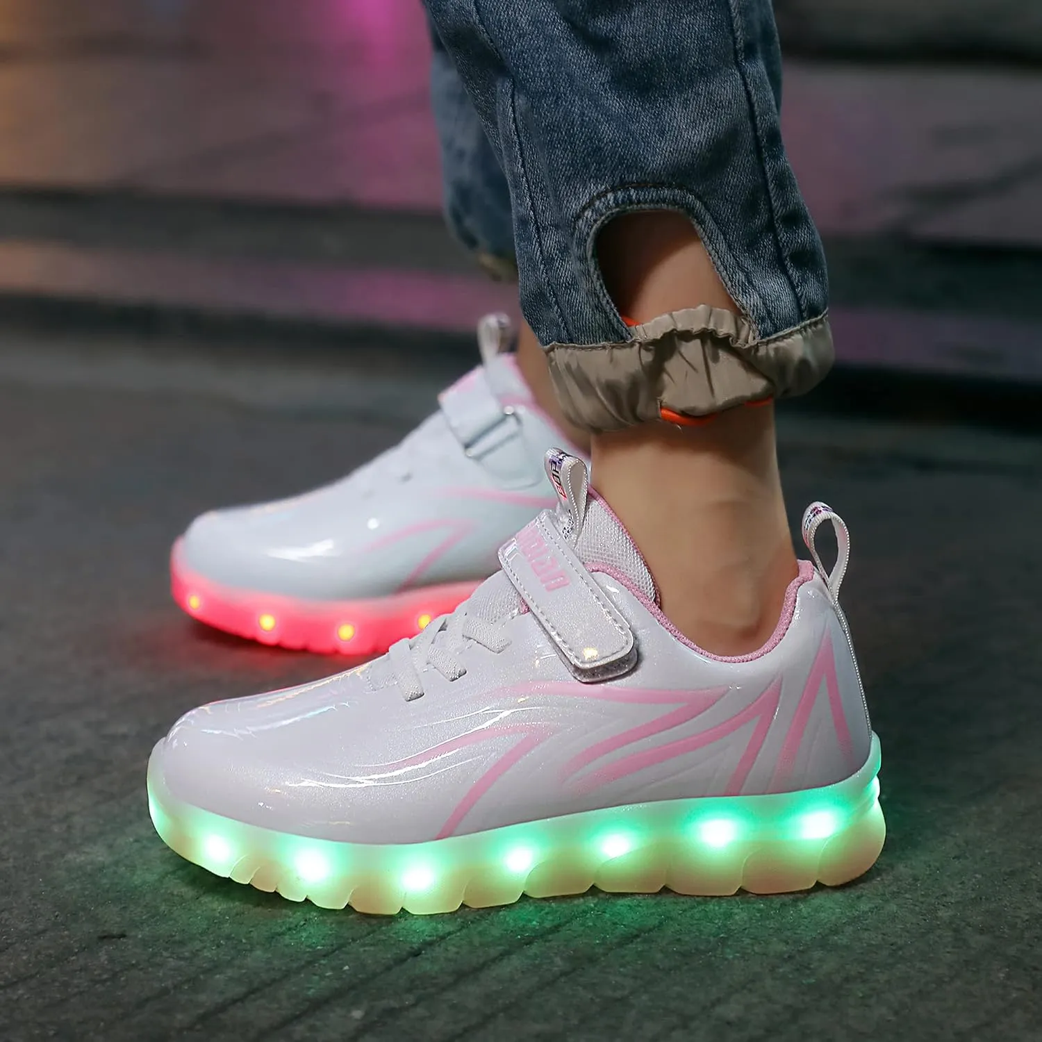 BFOEL Spider Light up Shoes for Boys Girls Walking Sneaker with USB Charging Birthday Thanksgiving Christmas Day Best Gift
