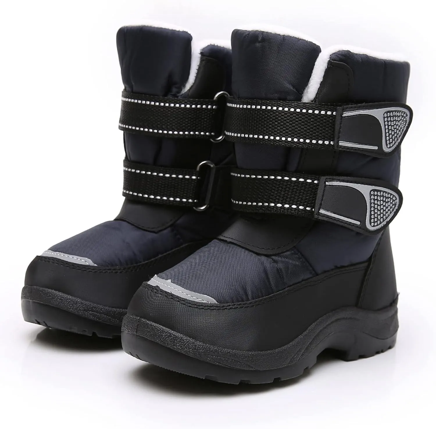 Blikcon Kids Boys Snow Boots Winter Waterproof Slip Resistant Cold Weather Boots (Toddler/Little Kid/Big Kid)