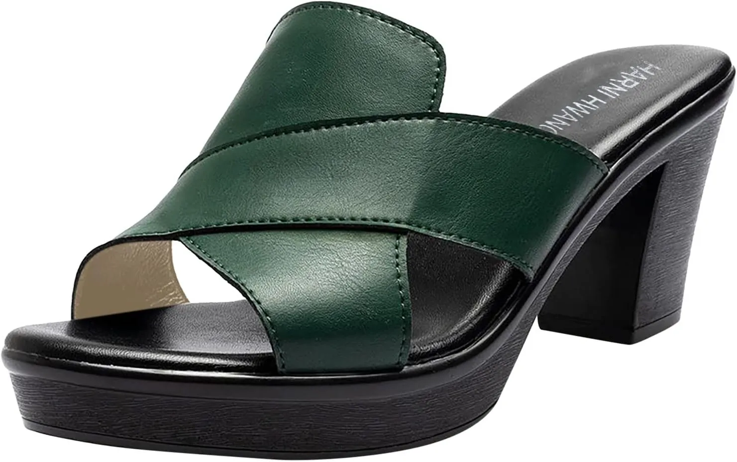 Block Heel Sandals for Women 2 Inch Low Heel Sandals Women Dressy Comfortable Wedge Open Toe Wedding Ankle Strap Shoes