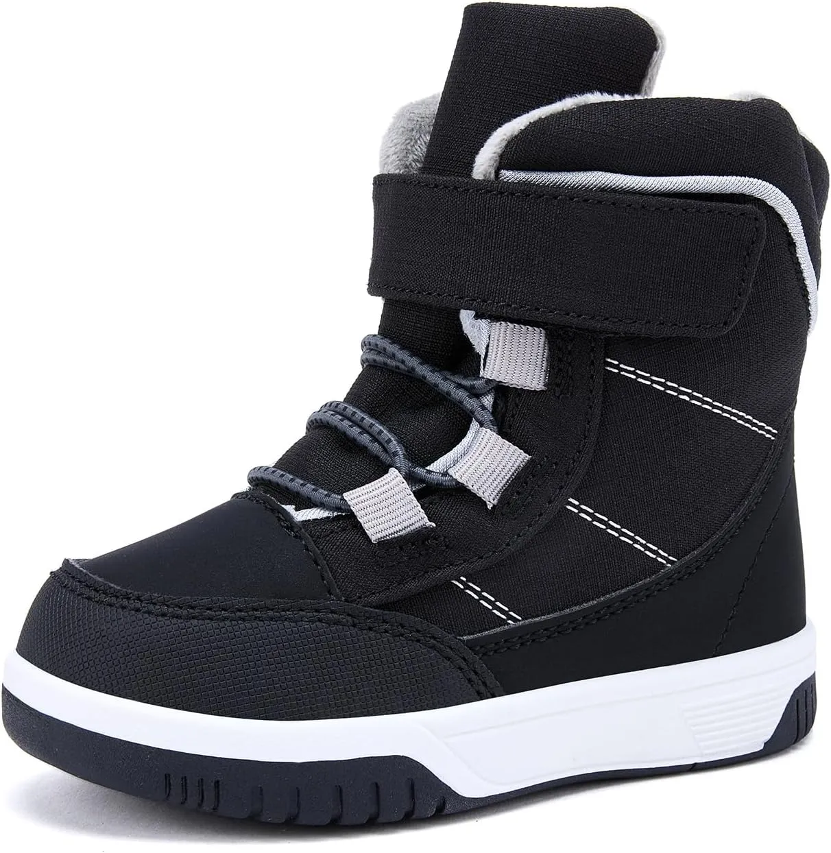 BMCiTYBM Toddler Snow Boots Boys Girls Winter Warm Shoes High Top Outdoor Sneakers for Cold Weather