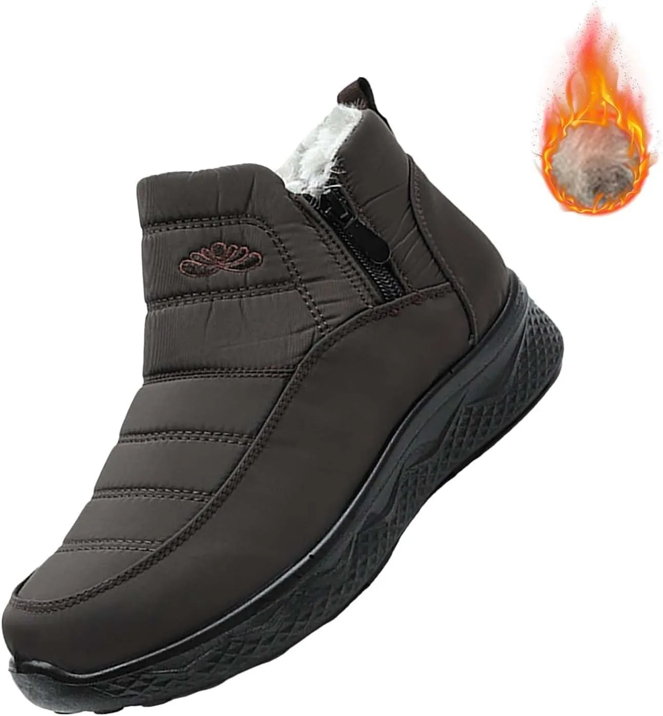 Boots Woman Boots Fashion Casual Shoes Men's Snow Boots Cotton Shoes Winter Padded Warm Women's Boots