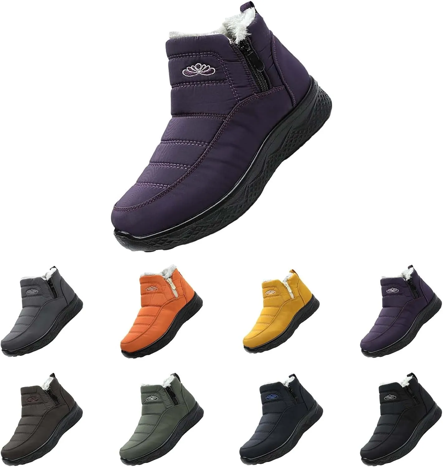 Boots Woman Boots Fashion Casual Shoes Men's Snow Boots Cotton Shoes Winter Padded Warm Women's Boots
