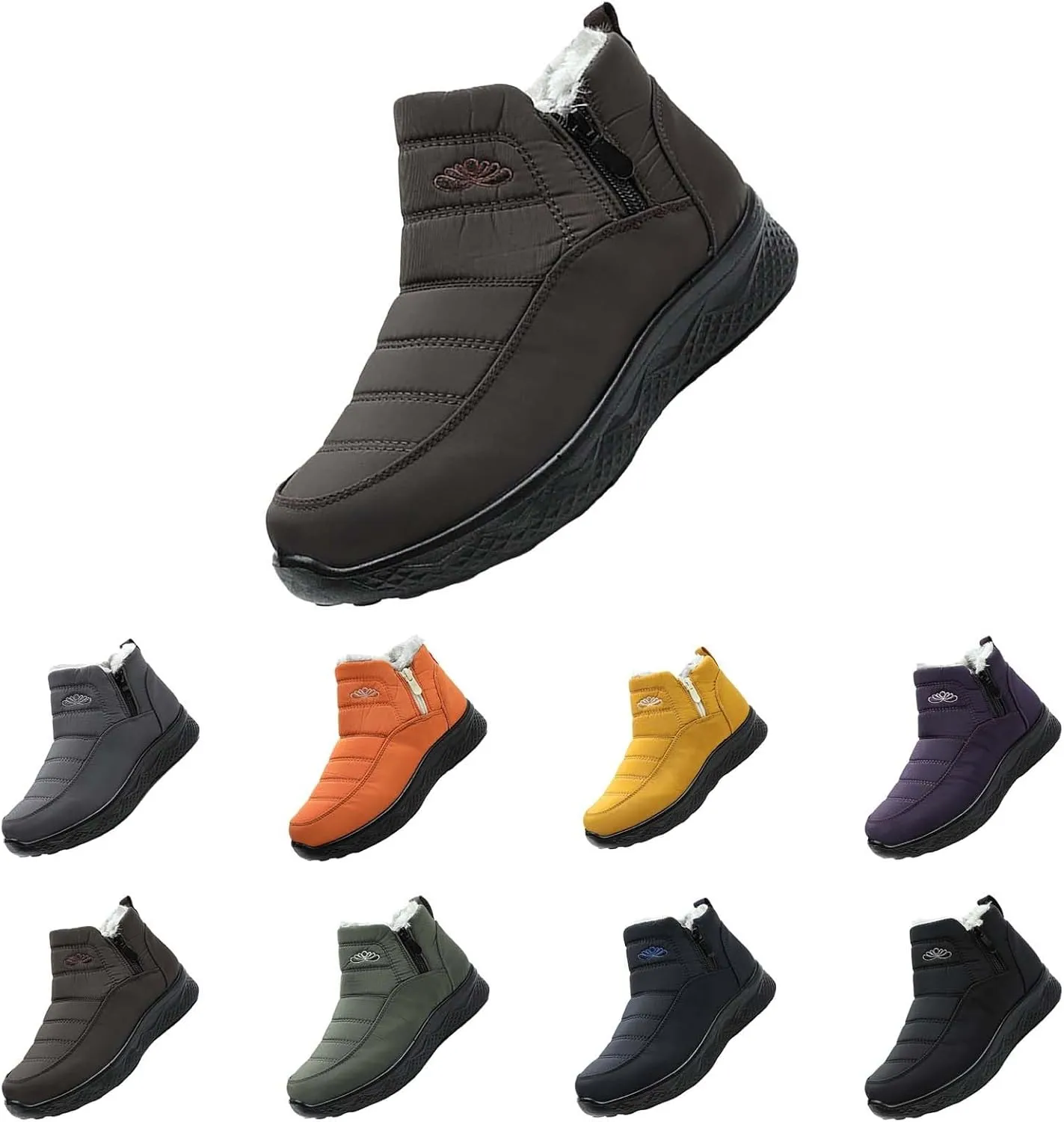 Boots Woman Boots Fashion Casual Shoes Men's Snow Boots Cotton Shoes Winter Padded Warm Women's Boots