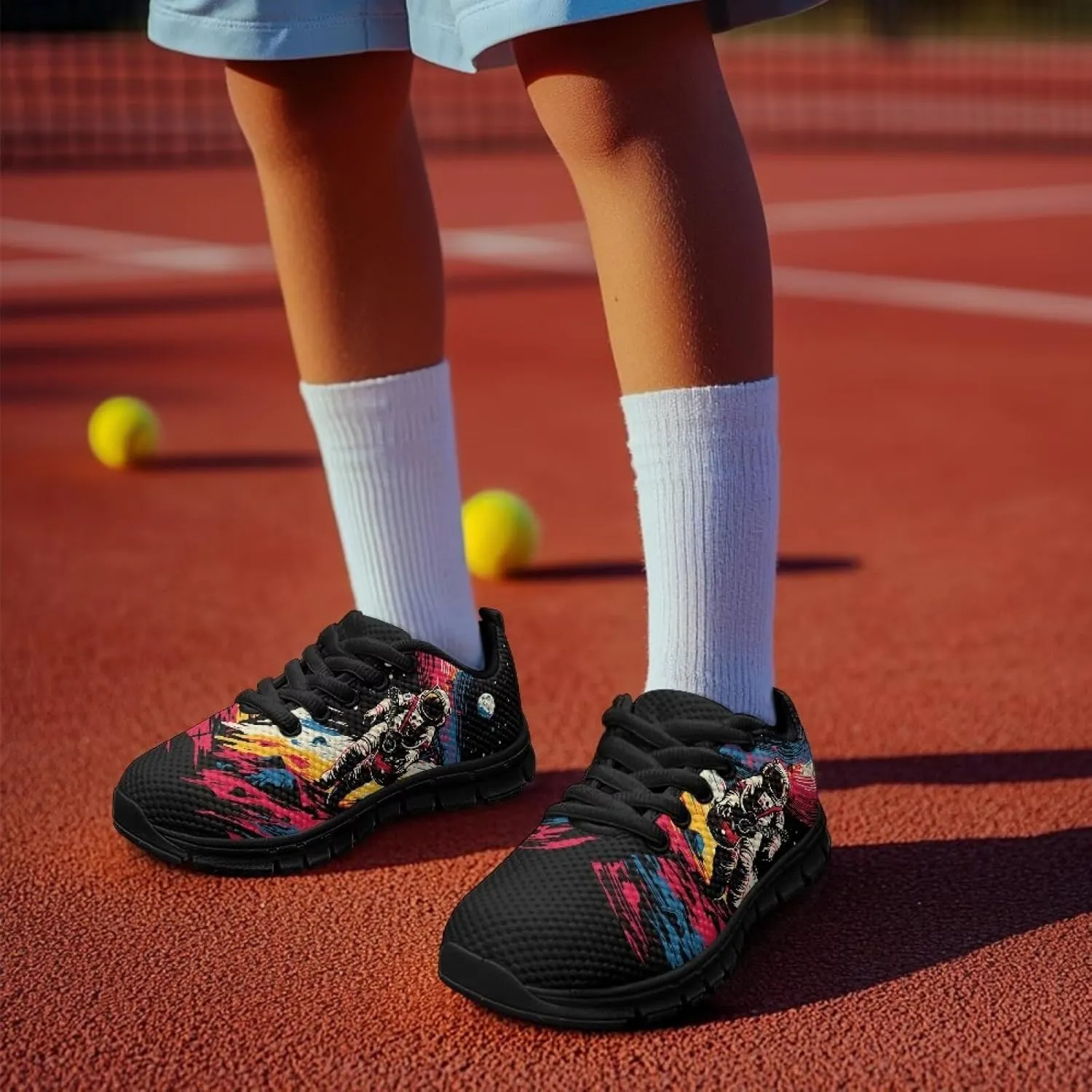 Boys Running Shoes Breathable Kids Tennis Shoes Boys' Athletic Shoes for Runners