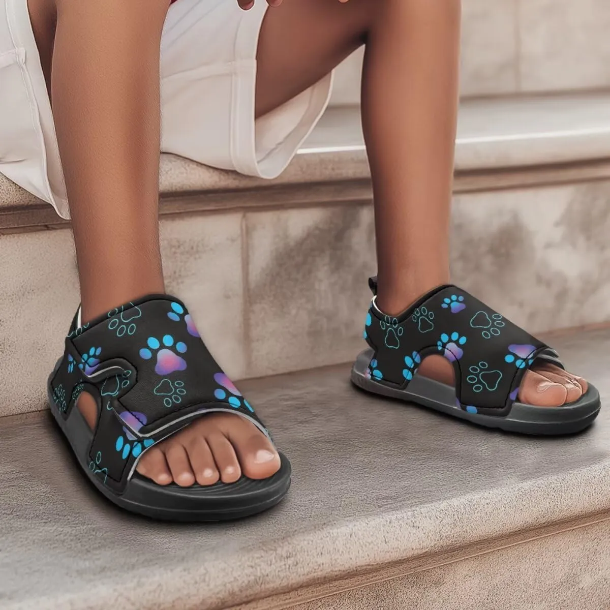 Boys Sandals Open Toe Toddler Sandals Boys Adjustable Little Big Kids