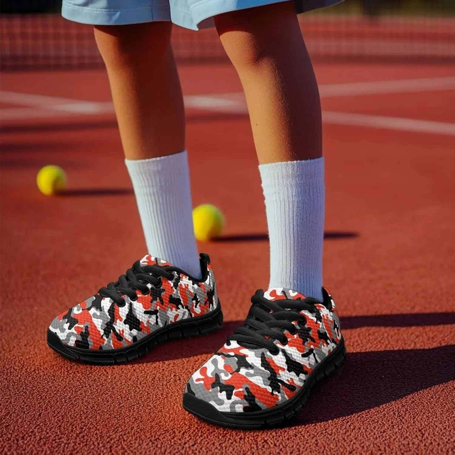 Boys Tennis Shoes Breathable Mesh Little Kid Running Sports Shoes