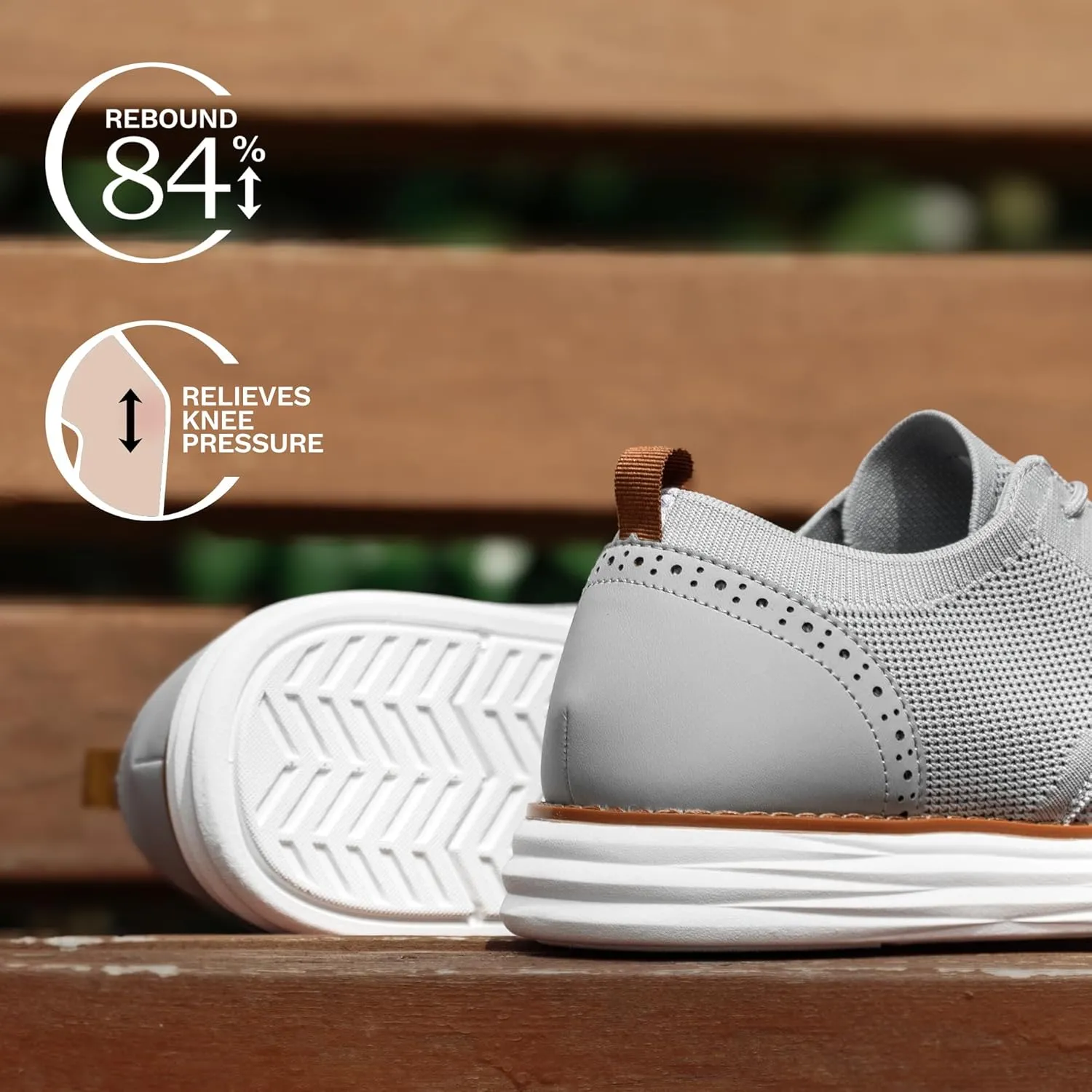 Bruno Marc Men's KnitFlex SmartCraft Mesh Oxfords Sneakers Casual Dress Lace-Up Lightweight Walking Shoes