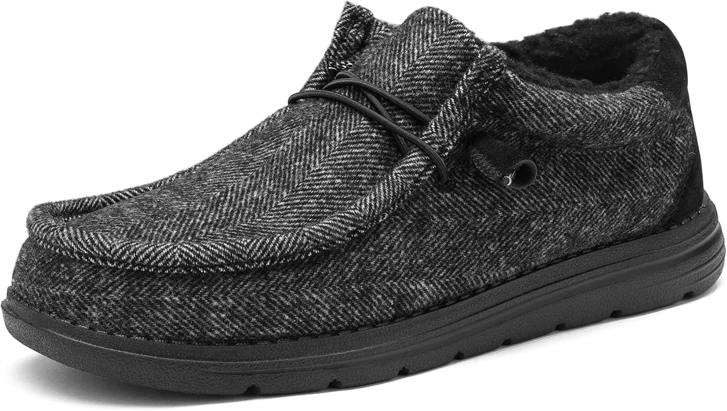 Bruno Marc Men's Slip-on Faux Fur Lined Loafers Casual Shoes