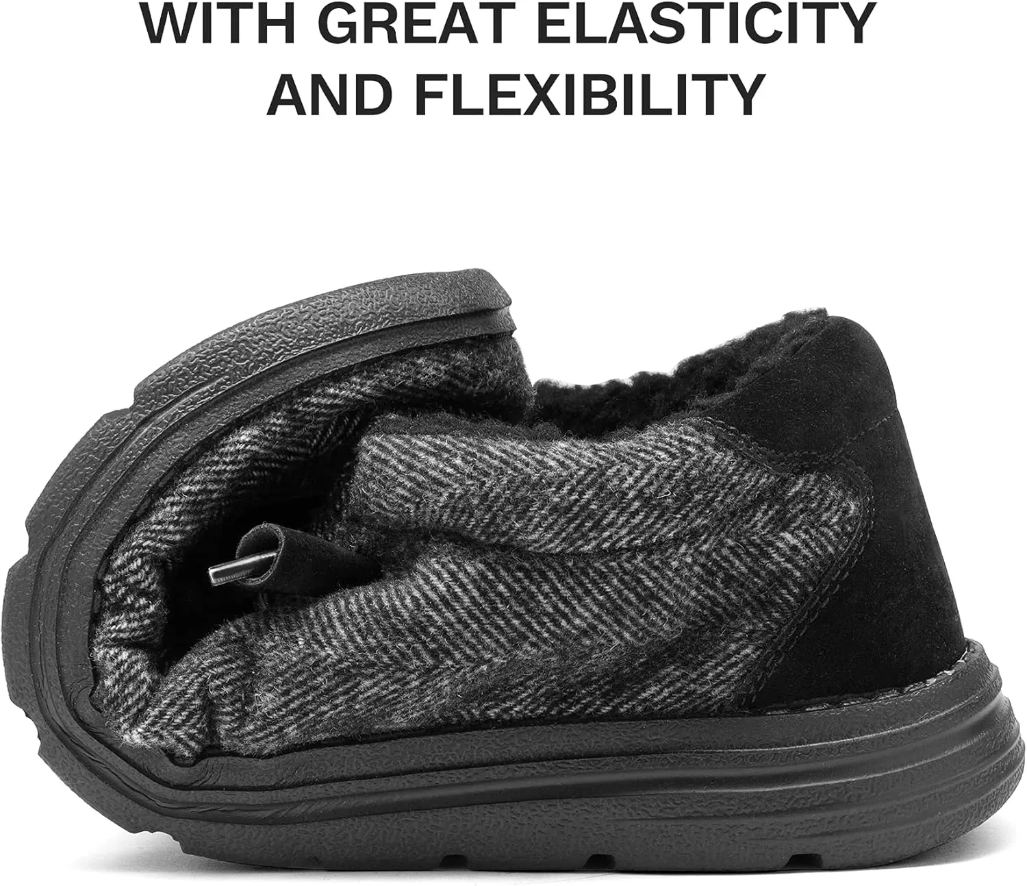 Bruno Marc Men's Slip-on Faux Fur Lined Loafers Casual Shoes