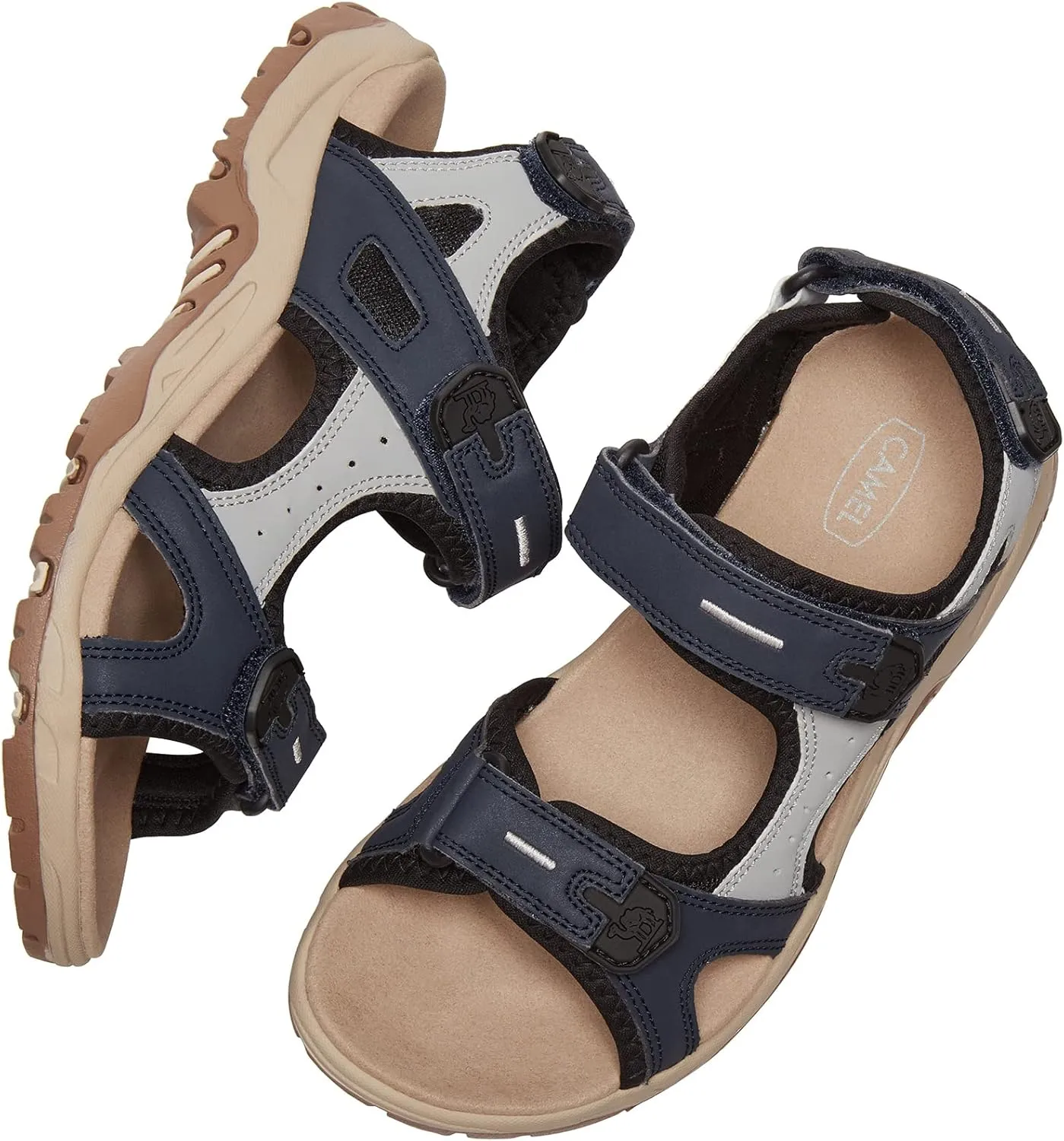 CAMEL CROWN Comfortable Hiking Sandals for Women Waterproof Sport Sandals for Walking Beach Water with Arch Support