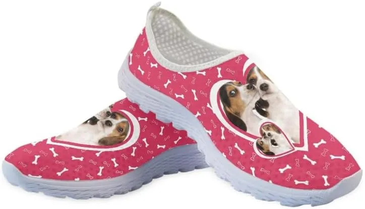 Cardinal Bird Women Sports Athletic Walking Work Shoes, Comfortable Easy Mesh Shoes, Footwear Sole Loafers