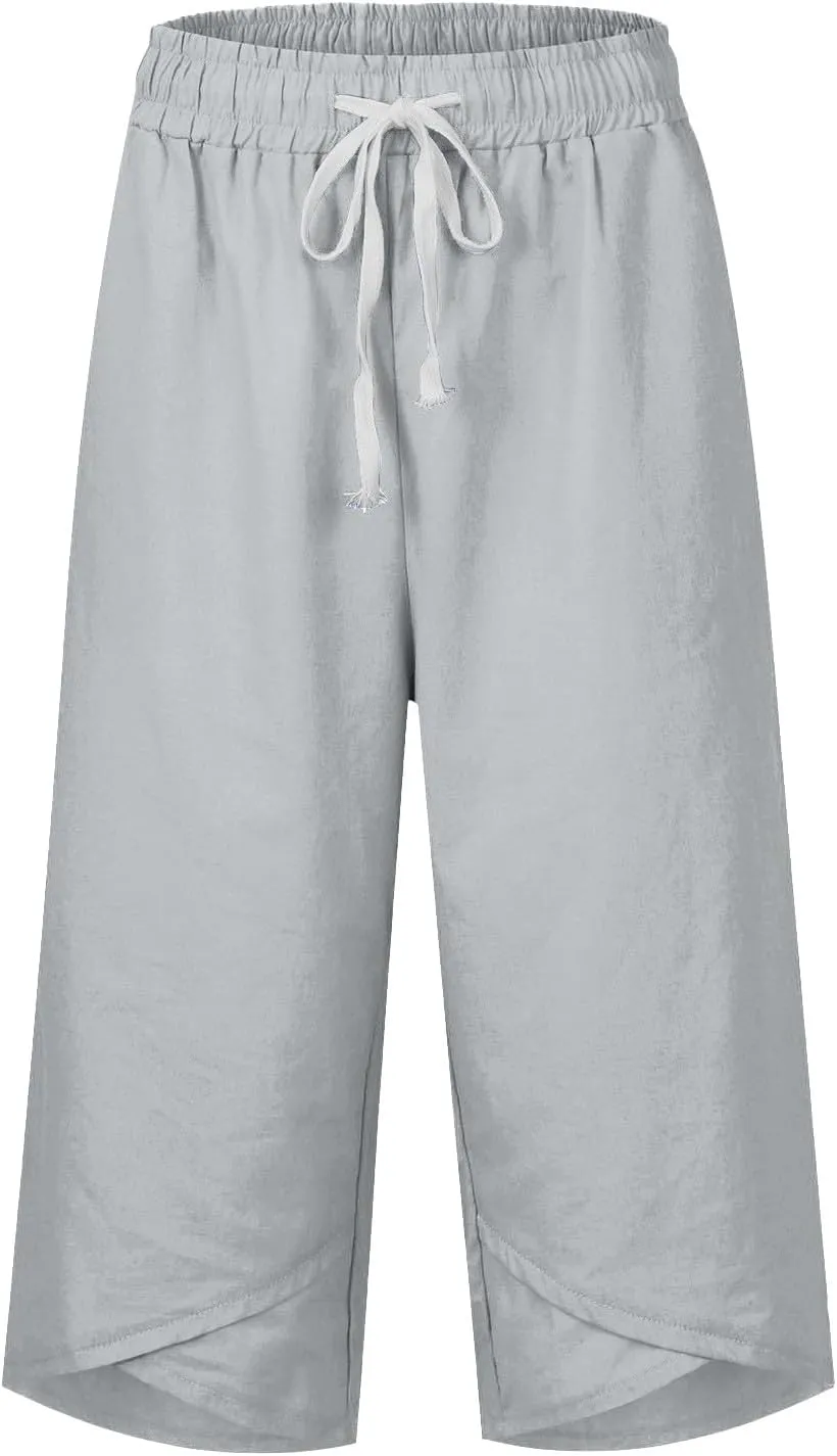 Casual Pants for Women Baggy Long Sleeve Pajama Home Suit Can Be Worn Outside Crop Linen for Women