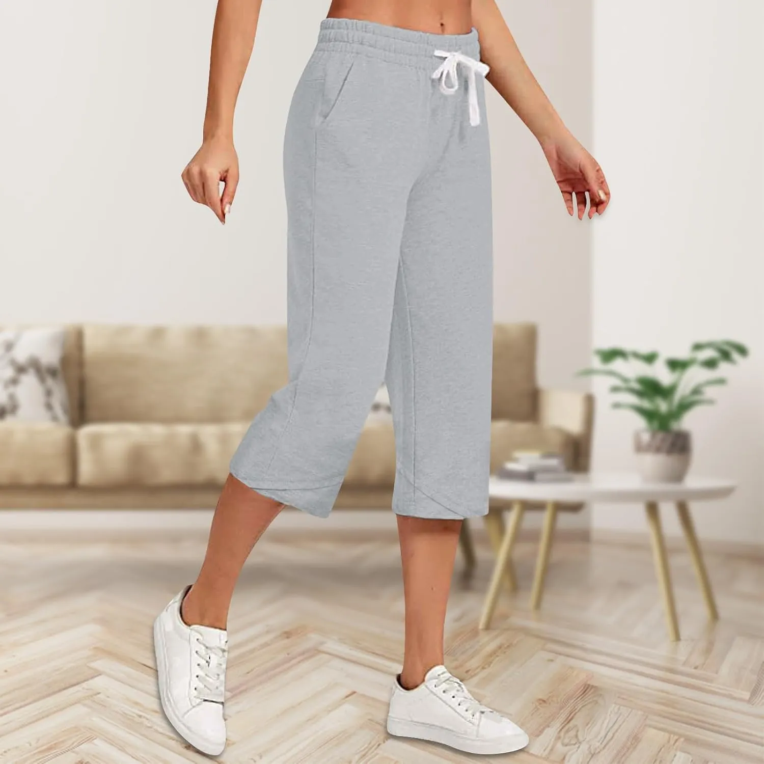 Casual Pants for Women Baggy Long Sleeve Pajama Home Suit Can Be Worn Outside Crop Linen for Women