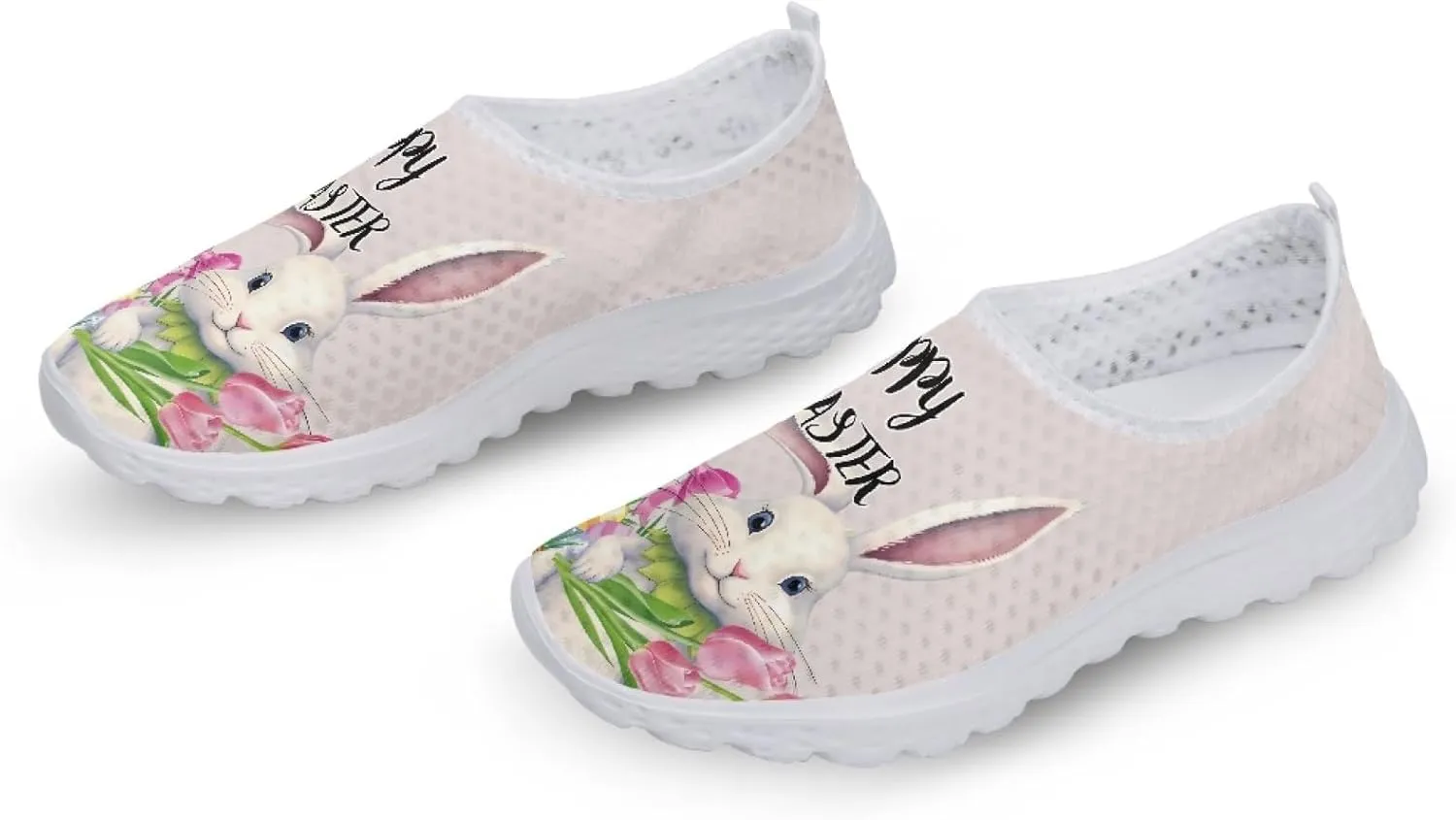 Casual Slip On Flats Sneakers for Women's Air Mesh Running Shoes Outdoor Sport Training Shoes Non Slip Lightweight Breathable Fashion