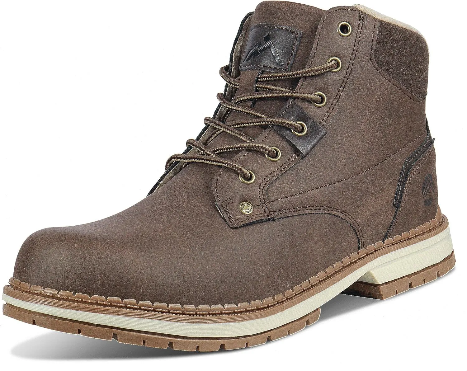 CC-Los Men's Winter Snow Boots with Sherpa Fleece Lining Waterproof Slip-Resistant Insulated Size 7.5-14