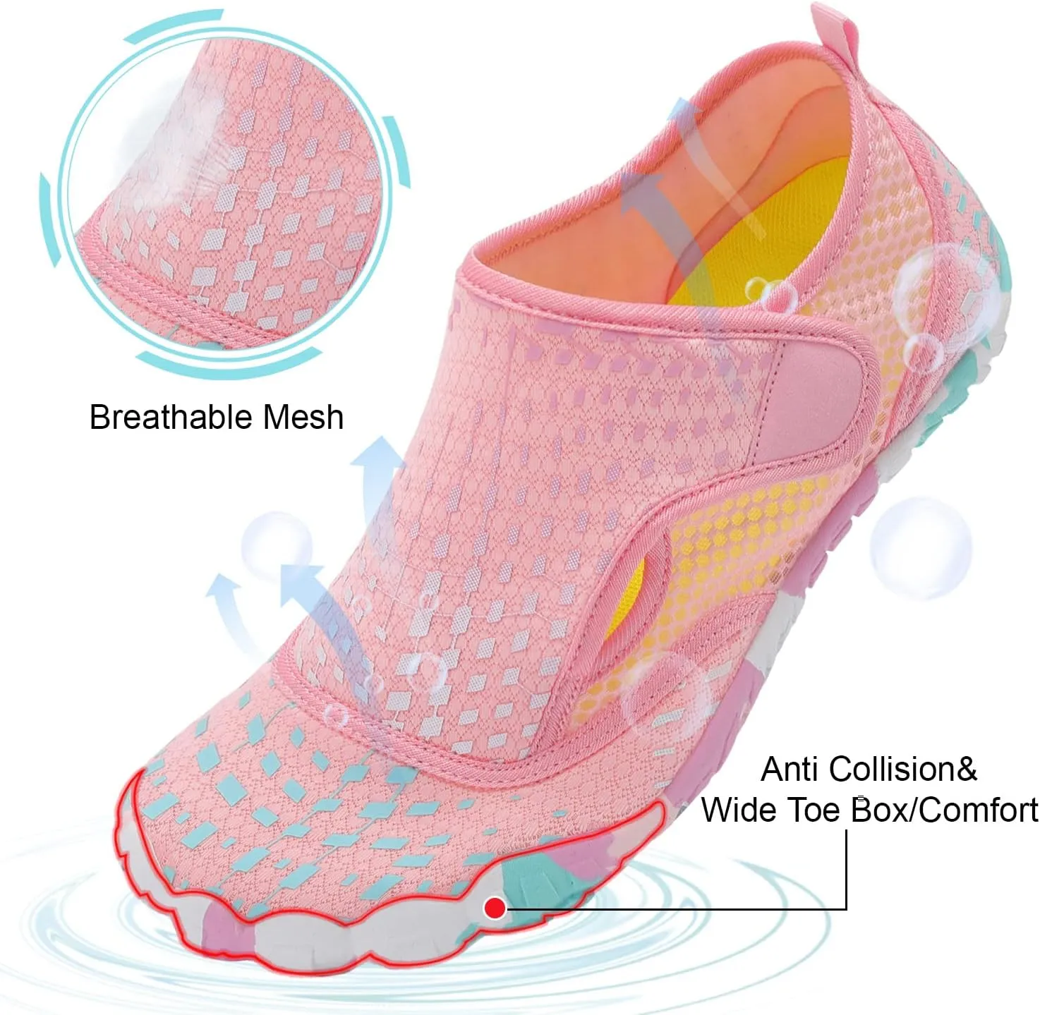 Centipede Demon Swim Water Shoes for Women Men Quick Dry Barefoot Aqua Sneakers Shoe for Beach Hiking Diving Boating River Outdoor Water Sports
