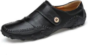 ChicWind Leather Handmade Driving Moccasins Slip On Loafers Boat Shoes